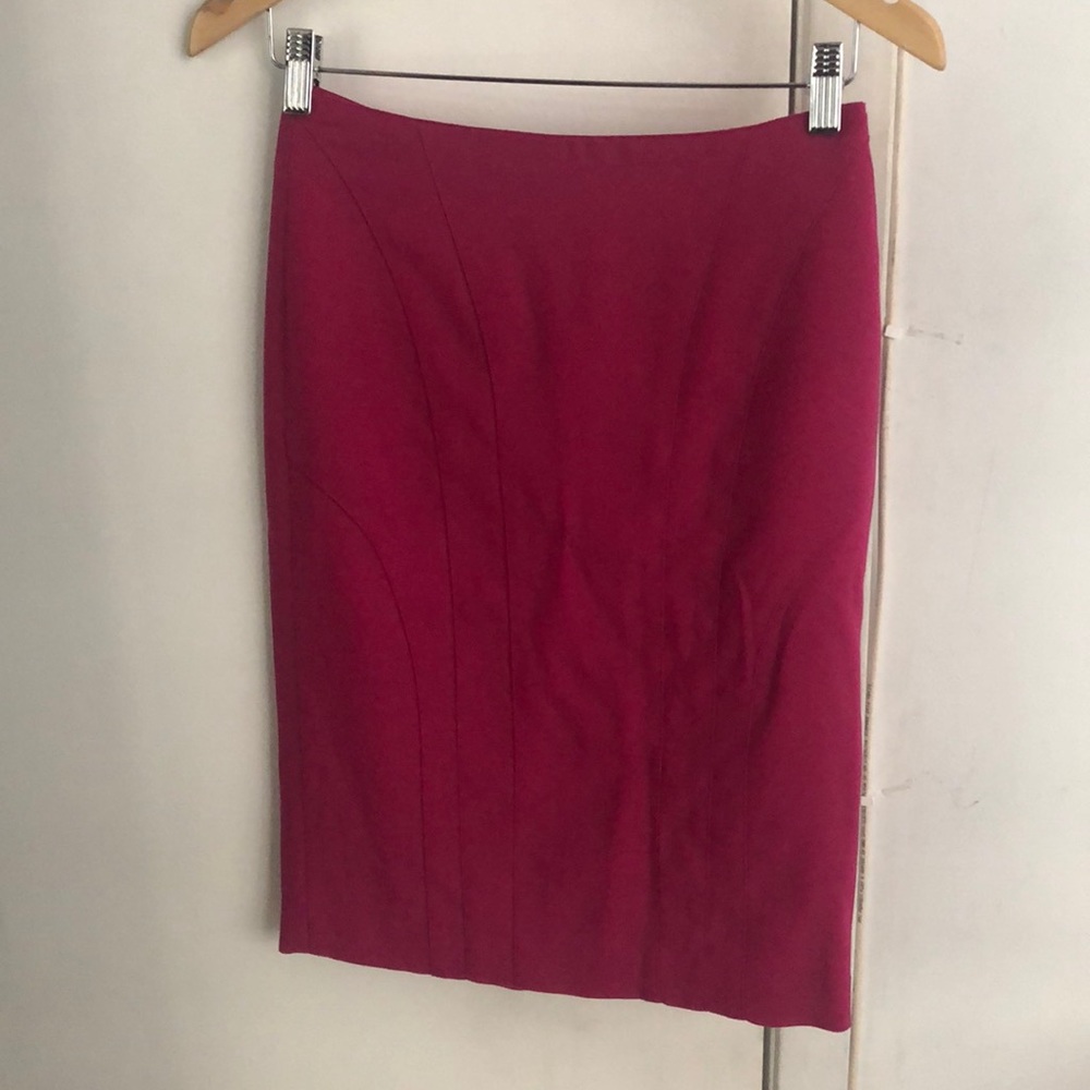 Banana Republic Hot Pink Pencil Skirt